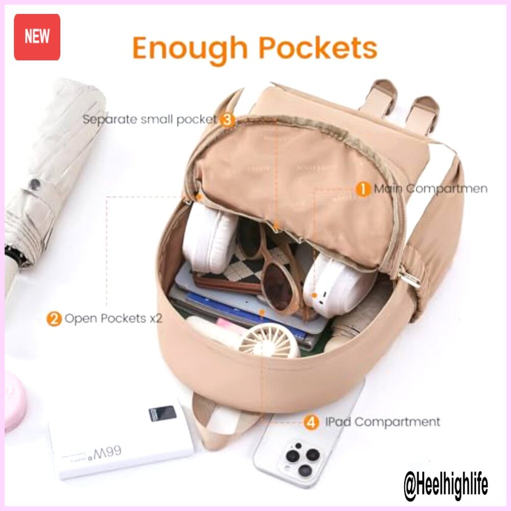 Mini Puffer Backpack Lightweight Daypack Anti-The… - image 4